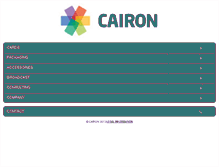 Tablet Screenshot of cairon.com